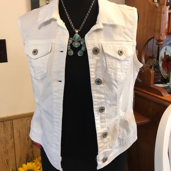 Mudd Jackets & Blazers - Mudd Denim Vest Sz S
